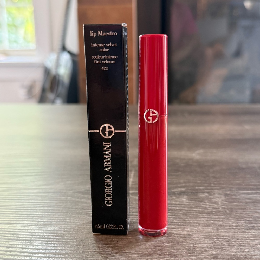 Giorgio Armani Lip Maestro Intense Velvet Color 6.5ml - 420 Cardinal Red
